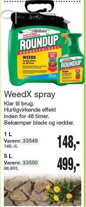 Harald Nyborg Weedx spray tilbud