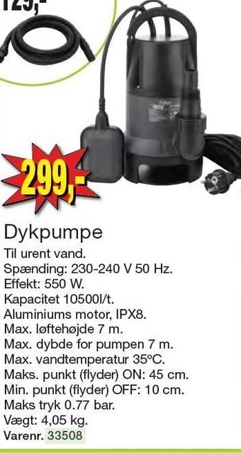 Harald Nyborg Dykpumpe tilbud