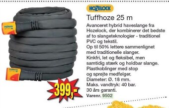 Harald Nyborg Hozelock tuffhoze 25 m tilbud