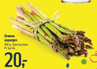 Grønne asparges