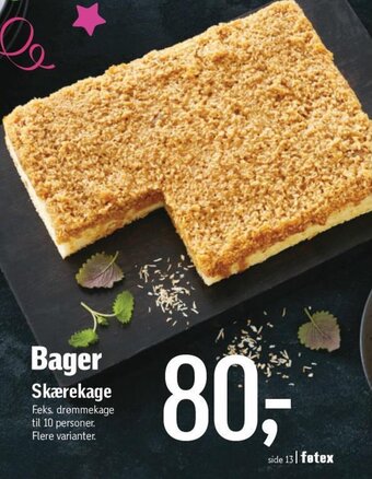 Føtex Skærekage tilbud