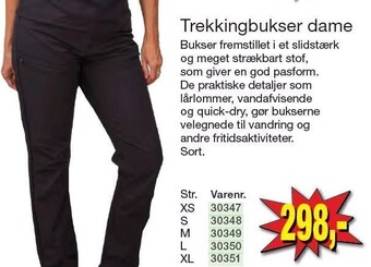 Harald Nyborg Trekkingbukser dame tilbud