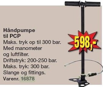 Harald Nyborg Håndpumpe til pcp tilbud
