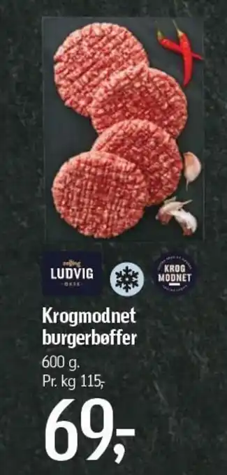 Føtex Krogmodnet burgerbøffer tilbud