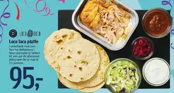 Føtex Loco taco platte tilbud