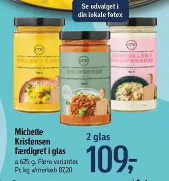 Føtex Michelle Kristensen færdigret i glas tilbud