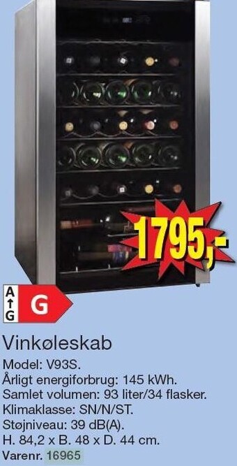 Harald Nyborg Vinkøleskab tilbud