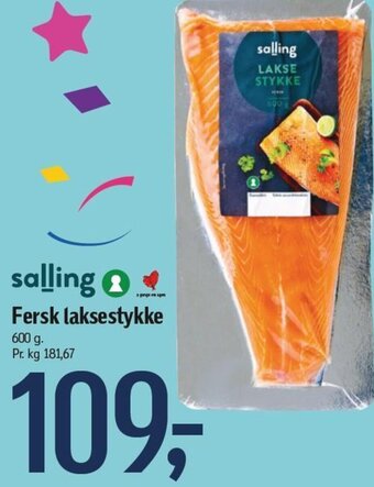Føtex Fersk laksestykke tilbud