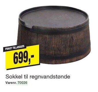 Harald Nyborg Sokkel til regnvandstønde tilbud