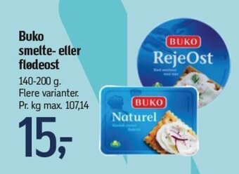 Føtex Buko smelte- eller flødeost tilbud