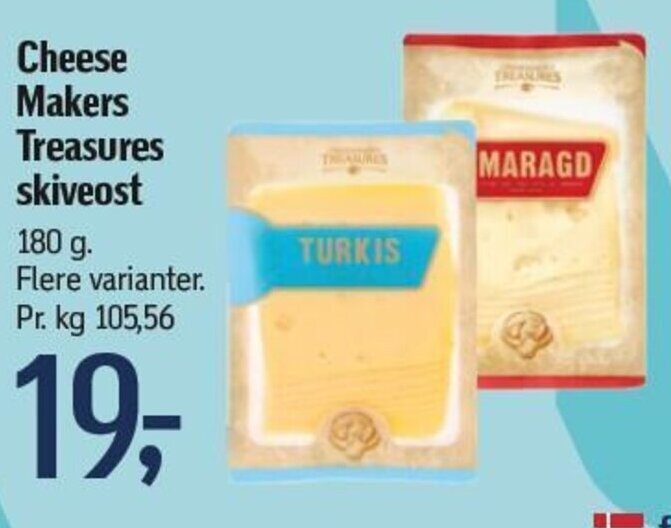 Cheese Makers Treasures skiveost tilbud hos Føtex