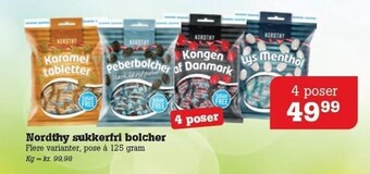 Poetzsch Padborg Nordthy sukkerfri bolcher tilbud