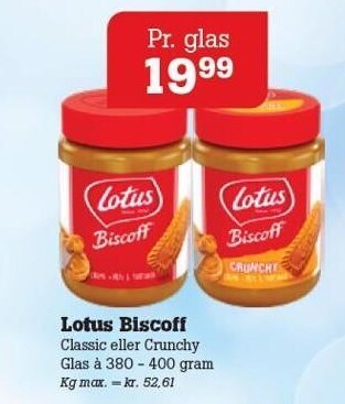 Poetzsch Padborg Lotus biscoff tilbud