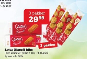 Poetzsch Padborg Lotus biscoff kiks tilbud