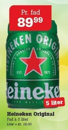 Poetzsch Padborg Heineken original tilbud