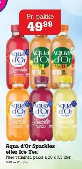 Poetzsch Padborg Aqua d'or sparkles el. ice tea tilbud