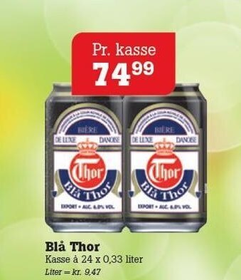 Poetzsch Padborg Blå thor tilbud