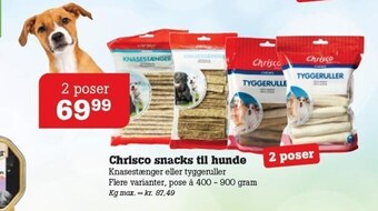 Poetzsch Padborg Chrisco snacks til hunde tilbud