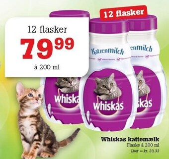 Poetzsch Padborg Whiskas kattemælk tilbud