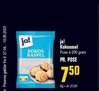 Poetzsch Padborg Ja! kokosmel tilbud