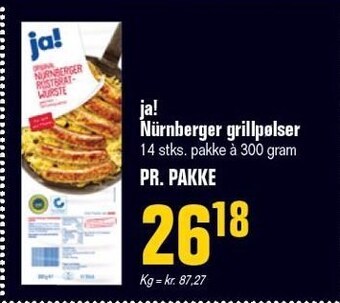 Poetzsch Padborg Ja! nürnberger grillpølser tilbud