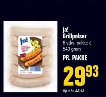Poetzsch Padborg Ja! grillpølser tilbud