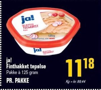 Poetzsch Padborg Ja! finthakket tepølse tilbud