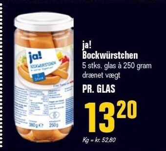 Poetzsch Padborg Ja! bockwürstchen tilbud