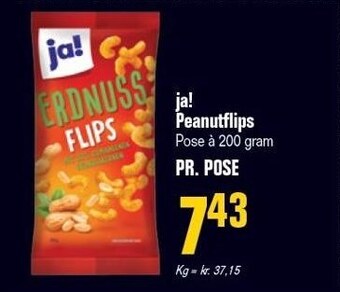 Poetzsch Padborg Ja! peanutflips tilbud