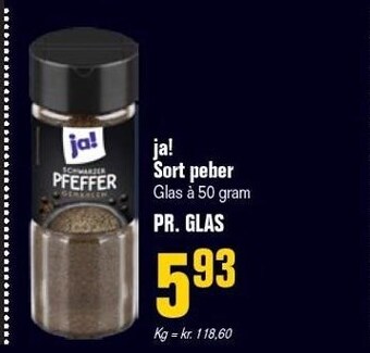 Poetzsch Padborg Ja! sort peber tilbud