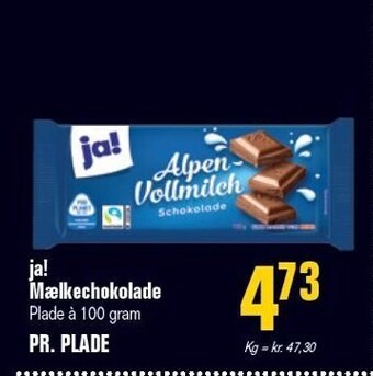 Poetzsch Padborg Ja! mælkechokolade tilbud