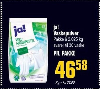 Poetzsch Padborg Ja! vaskepulver tilbud