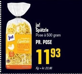 Poetzsch Padborg Ja! spätzle tilbud