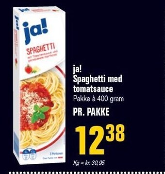 Poetzsch Padborg Ja! spaghetti med tomatsauce tilbud