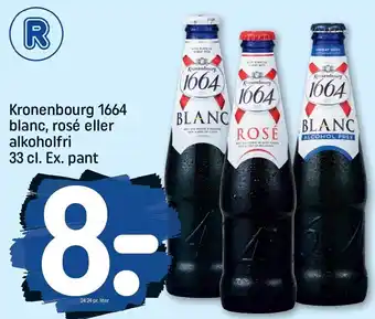 REMA 1000 Kronenbourg 1664 blanc, rosé el. alkoholfri tilbud