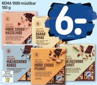 REMA 1000 Rema 1000 müslibar tilbud