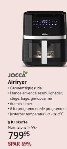 Kop & Kande Jocca airfryer tilbud