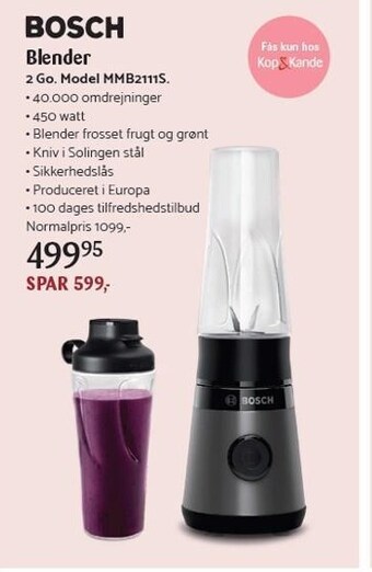 Kop & Kande Blender tilbud