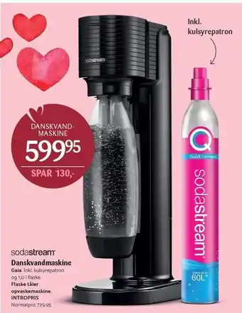 Sodastream danskvandmaskine