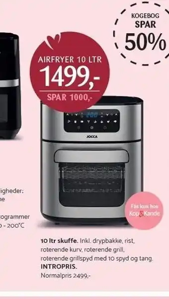 Kop & Kande Airfryer 10 ltr tilbud
