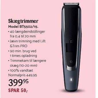 Kop & Kande Skægtrimmer tilbud