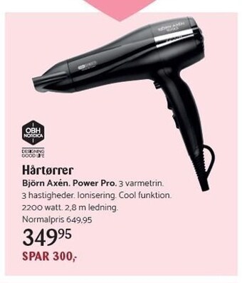 Kop & Kande Obh nordica hårtørrer tilbud