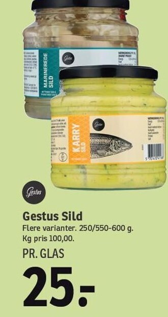 SPAR Gestus sild tilbud