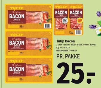 SPAR Tulip bacon tilbud
