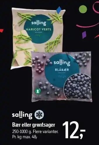 Føtex Salling bær el. grøntsager tilbud