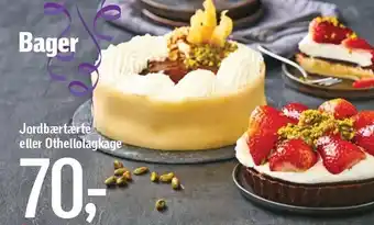 Jordbærtarte el. othellolagkage