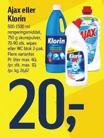 Ajax el. klorin