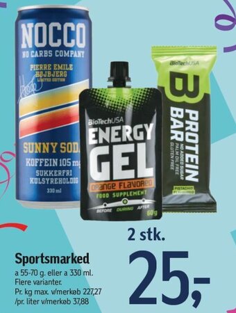 Føtex Sportsmarked tilbud