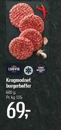 Føtex Salling krogmodnet burgerbøffer tilbud