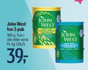 Føtex John west tun tilbud